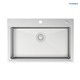 Chậu rửa chén 1 hố Inox HAFELE WS R0 HS24-SSN1S-7650 Silver 567.20.627